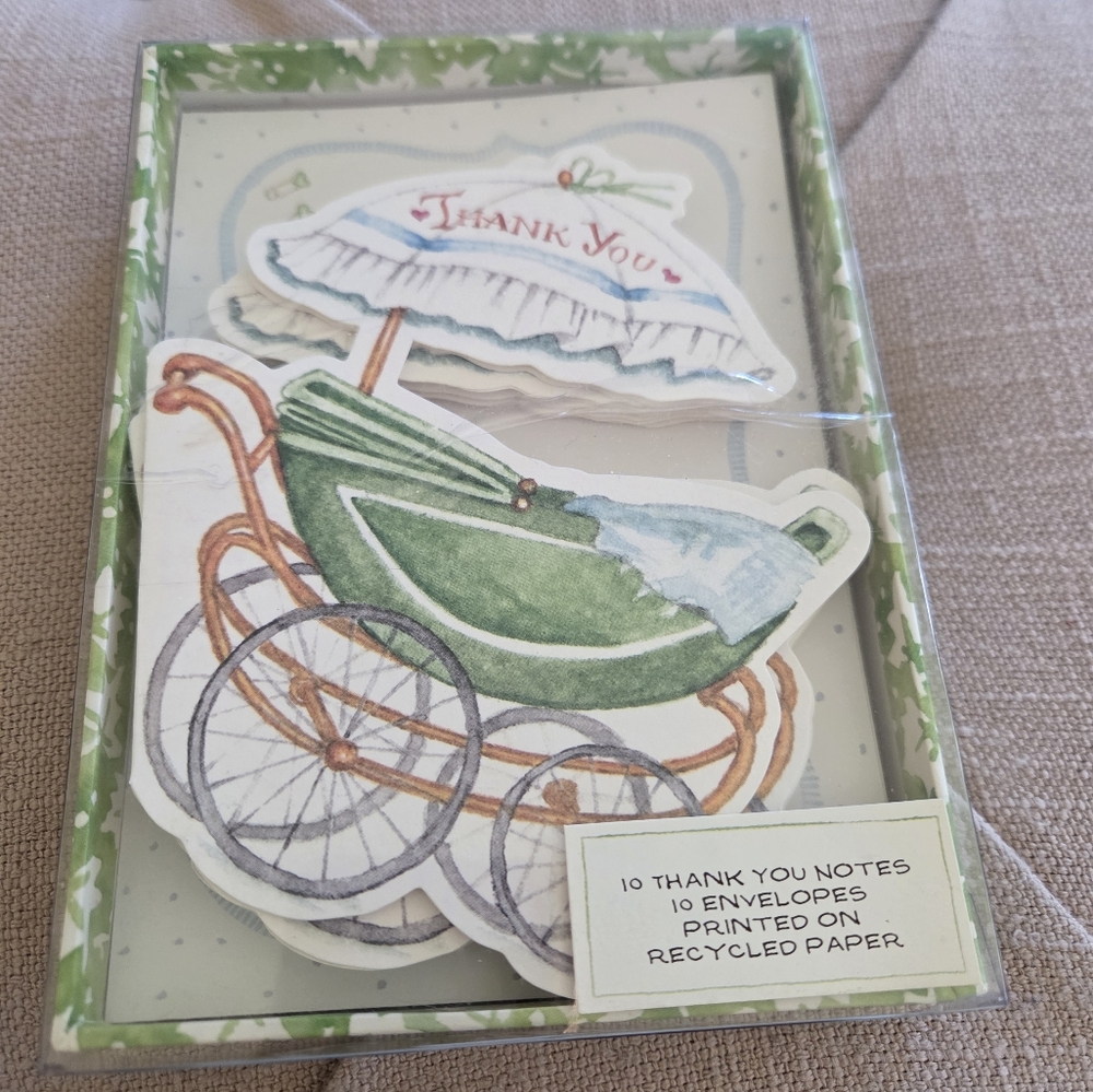 Susan Branch Baby Shower Thank You Notes Set Of 10 Dated 2001